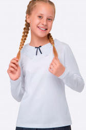 Блузка с кружевным воротником для девочки Bonito
