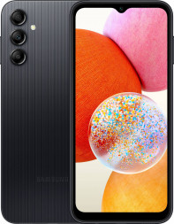 Смартфон Samsung Galaxy A14 SM-A145F 64ГБ, черный, КАЗАХСТАН (KZ) (sm-a145fzkuskz)