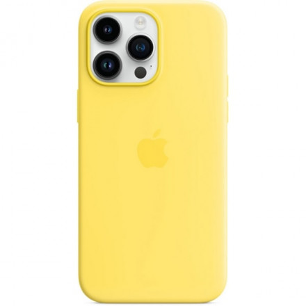 Силиконовый чехол MagSafe для iPhone 14 Pro Max - Canary Yellow (MQUL3)